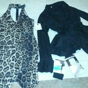 Leopard Charlotte Russe Dress size M